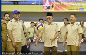 Turnamen Bola Voli Bupati Cup 2025 Diikuti 50 SMP Pasuruan