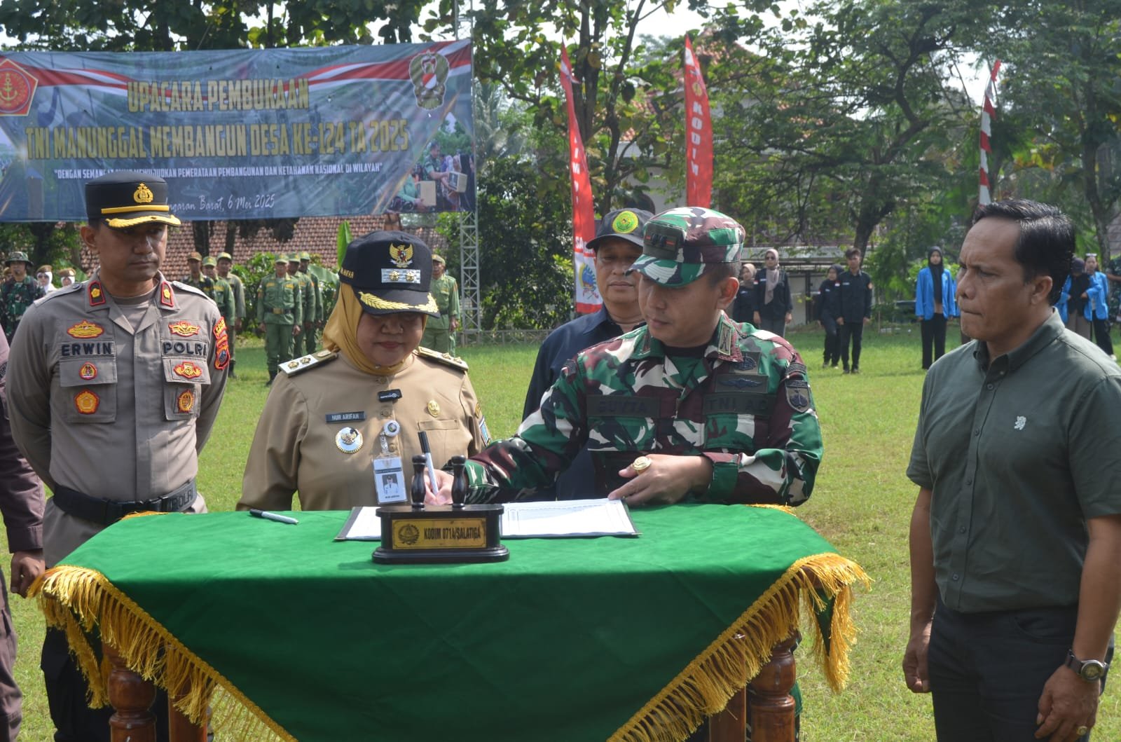 TMMD Sengkuyung Tahap II 2025 Dimulai: Kodim 0714/Salatiga Tancap Gas Bangun Desa di Dua Wilayah Sekaligus
